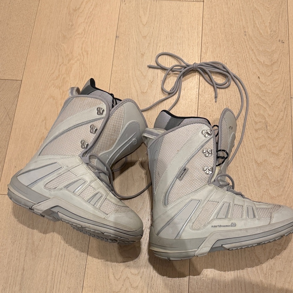Gray Snowboard Boots
